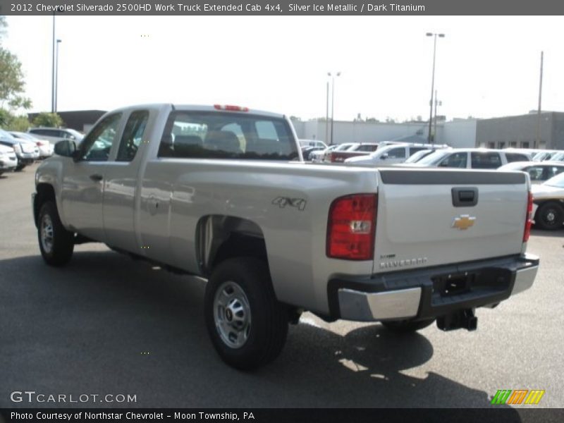 Silver Ice Metallic / Dark Titanium 2012 Chevrolet Silverado 2500HD Work Truck Extended Cab 4x4