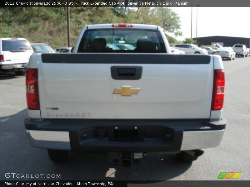Silver Ice Metallic / Dark Titanium 2012 Chevrolet Silverado 2500HD Work Truck Extended Cab 4x4