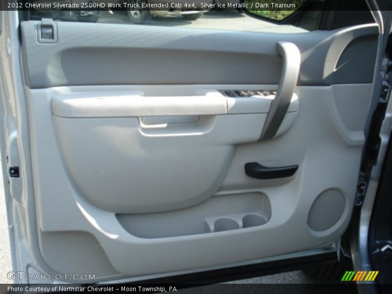 Silver Ice Metallic / Dark Titanium 2012 Chevrolet Silverado 2500HD Work Truck Extended Cab 4x4