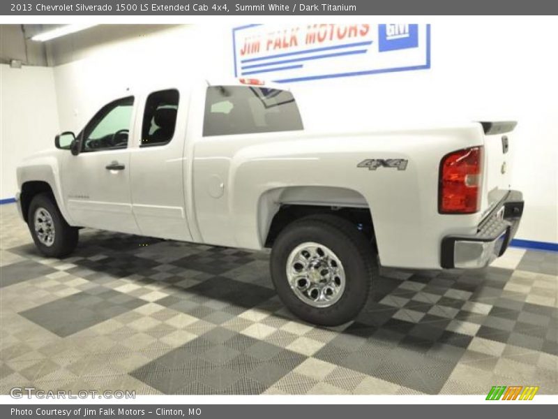 Summit White / Dark Titanium 2013 Chevrolet Silverado 1500 LS Extended Cab 4x4