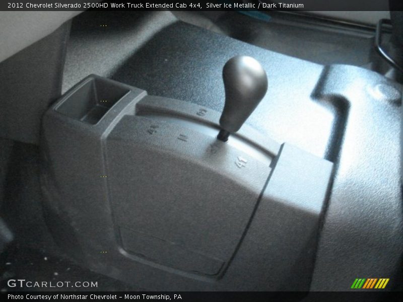 Silver Ice Metallic / Dark Titanium 2012 Chevrolet Silverado 2500HD Work Truck Extended Cab 4x4