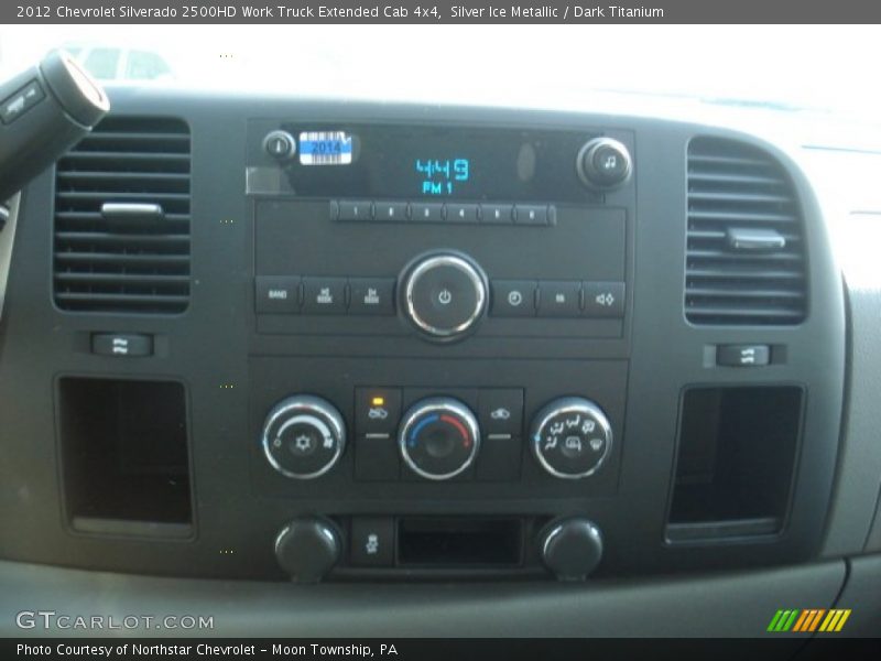 Silver Ice Metallic / Dark Titanium 2012 Chevrolet Silverado 2500HD Work Truck Extended Cab 4x4