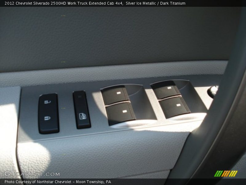 Silver Ice Metallic / Dark Titanium 2012 Chevrolet Silverado 2500HD Work Truck Extended Cab 4x4