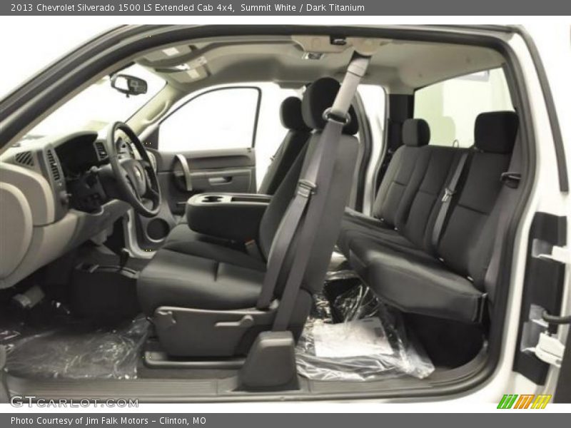 Summit White / Dark Titanium 2013 Chevrolet Silverado 1500 LS Extended Cab 4x4