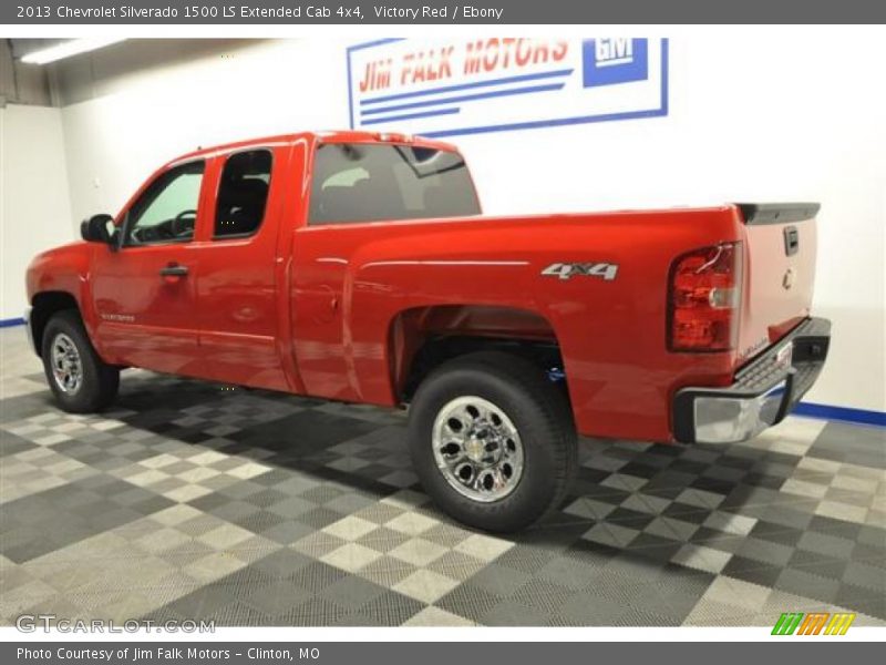 Victory Red / Ebony 2013 Chevrolet Silverado 1500 LS Extended Cab 4x4