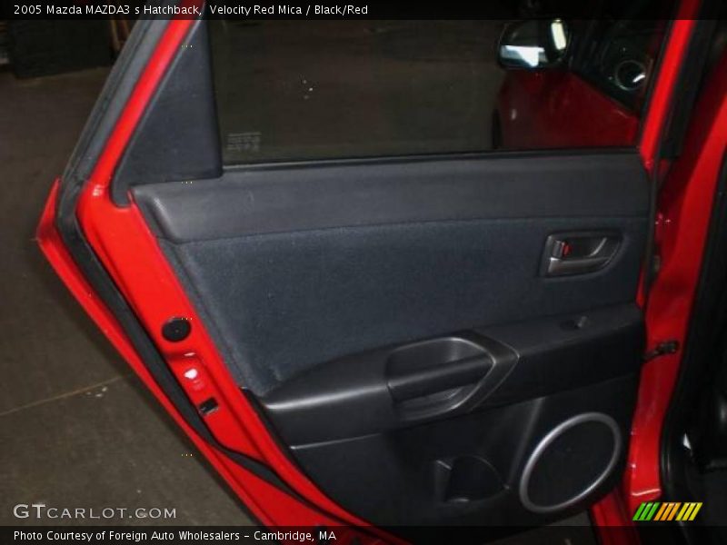 Velocity Red Mica / Black/Red 2005 Mazda MAZDA3 s Hatchback