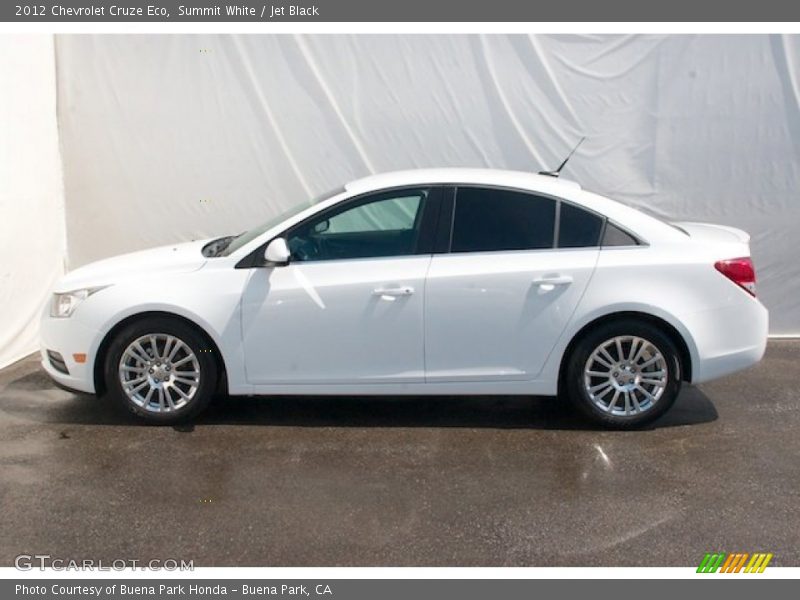 Summit White / Jet Black 2012 Chevrolet Cruze Eco