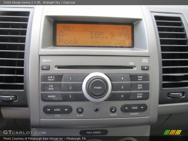 Controls of 2009 Sentra 2.0 SR