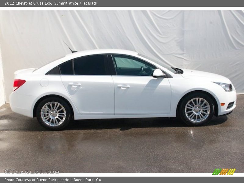 Summit White / Jet Black 2012 Chevrolet Cruze Eco