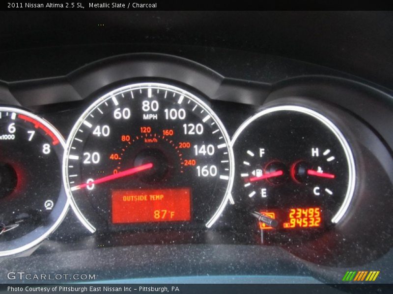 Metallic Slate / Charcoal 2011 Nissan Altima 2.5 SL