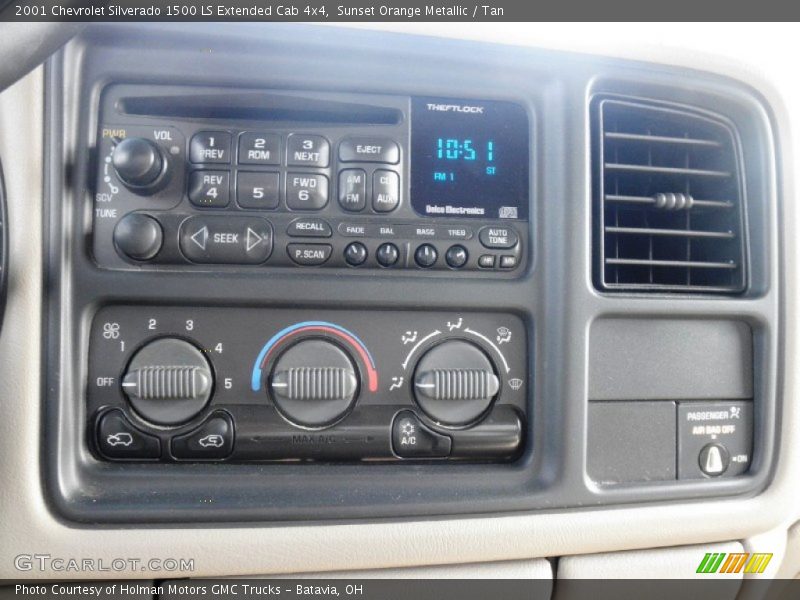 Controls of 2001 Silverado 1500 LS Extended Cab 4x4