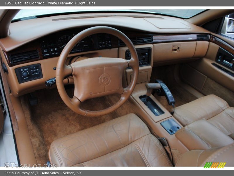 White Diamond / Light Beige 1995 Cadillac Eldorado