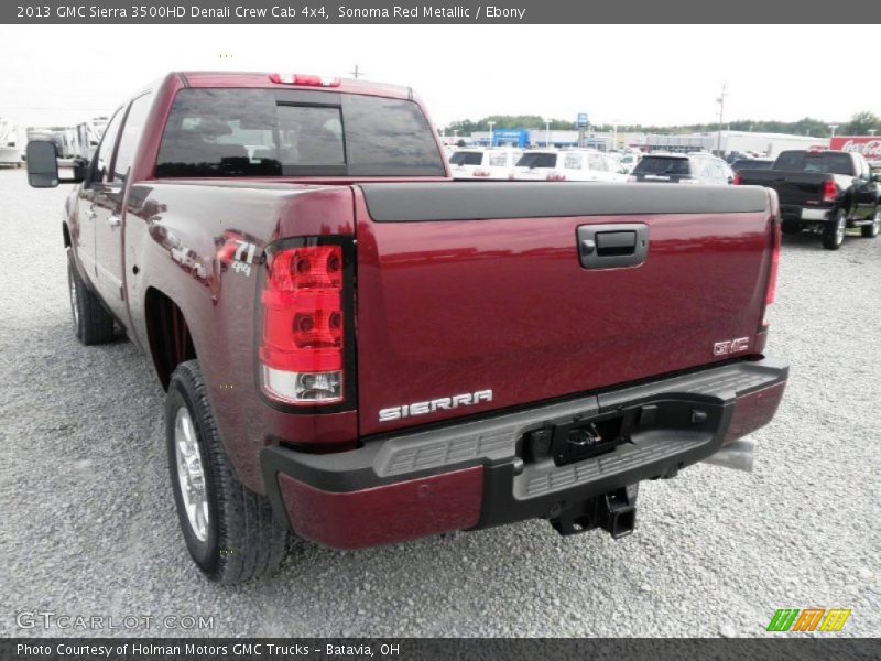 Sonoma Red Metallic / Ebony 2013 GMC Sierra 3500HD Denali Crew Cab 4x4