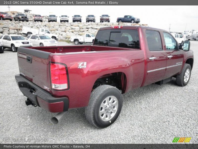 Sonoma Red Metallic / Ebony 2013 GMC Sierra 3500HD Denali Crew Cab 4x4