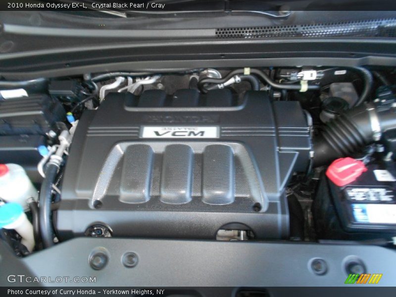 Crystal Black Pearl / Gray 2010 Honda Odyssey EX-L