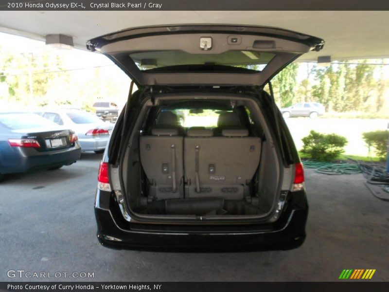 Crystal Black Pearl / Gray 2010 Honda Odyssey EX-L