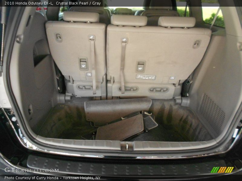 Crystal Black Pearl / Gray 2010 Honda Odyssey EX-L