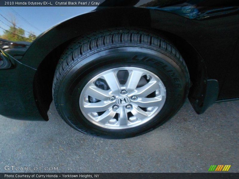 Crystal Black Pearl / Gray 2010 Honda Odyssey EX-L