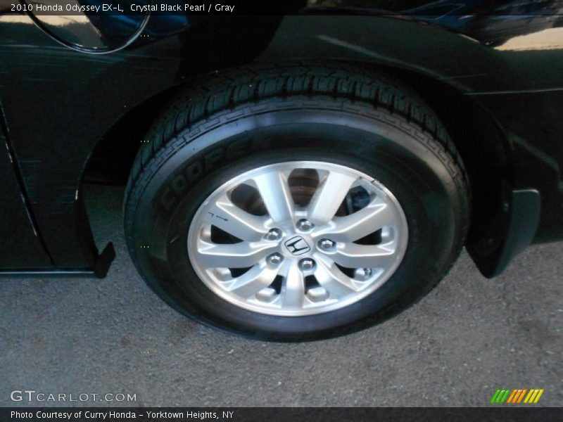Crystal Black Pearl / Gray 2010 Honda Odyssey EX-L