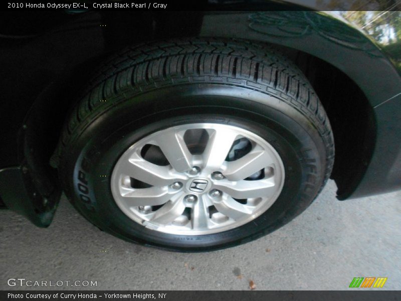 Crystal Black Pearl / Gray 2010 Honda Odyssey EX-L