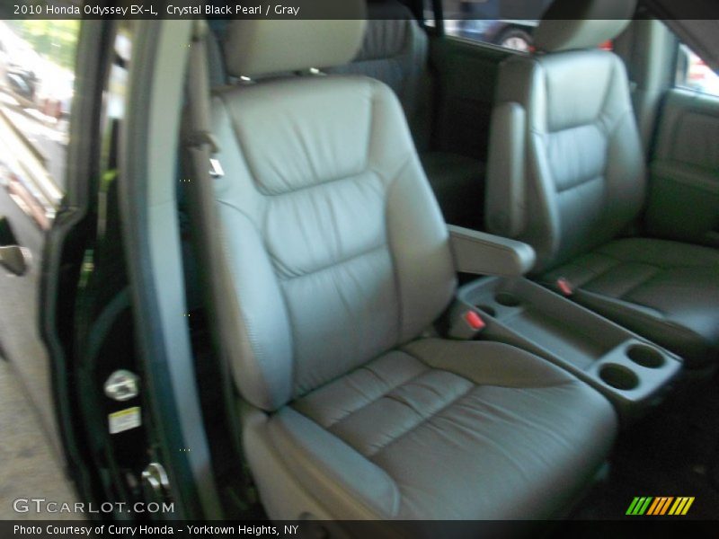 Crystal Black Pearl / Gray 2010 Honda Odyssey EX-L