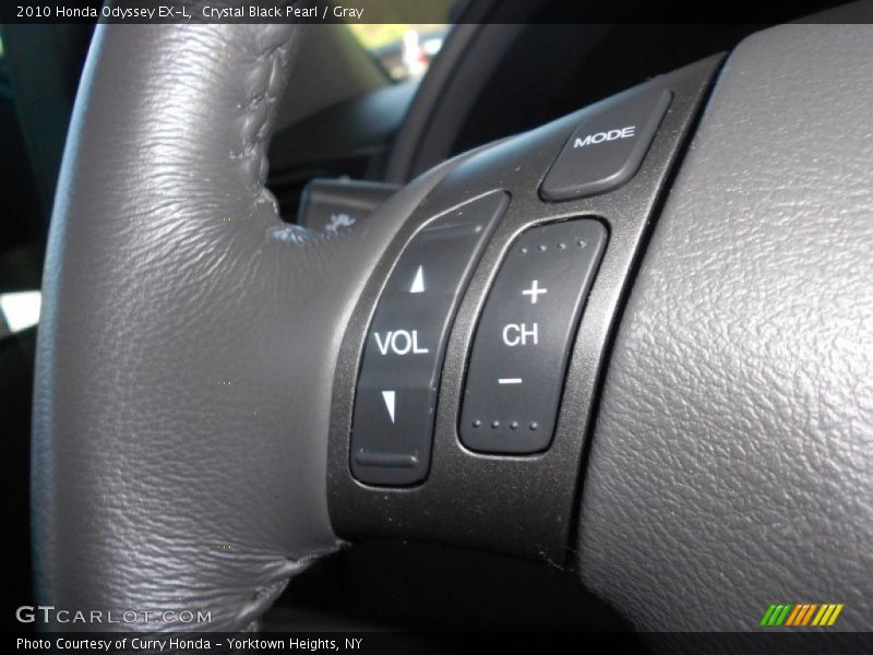 Crystal Black Pearl / Gray 2010 Honda Odyssey EX-L
