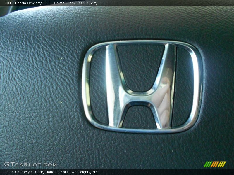 Crystal Black Pearl / Gray 2010 Honda Odyssey EX-L