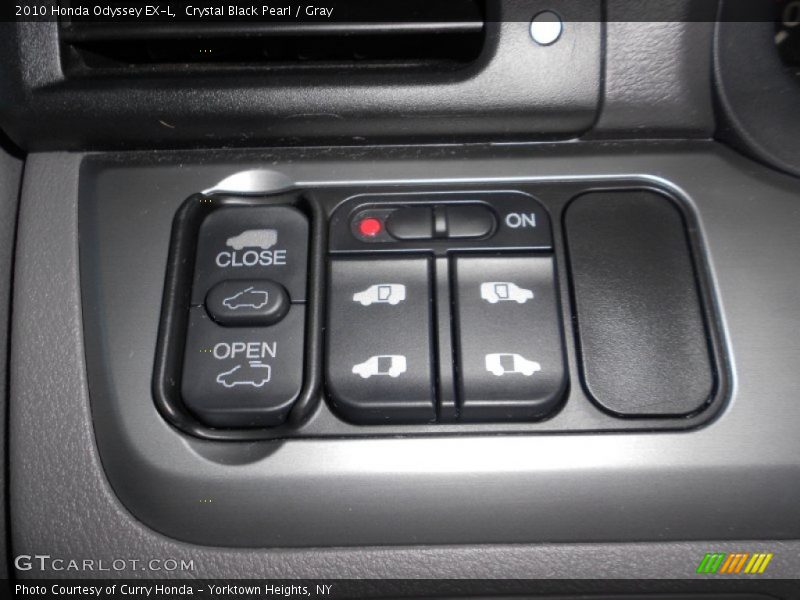 Crystal Black Pearl / Gray 2010 Honda Odyssey EX-L