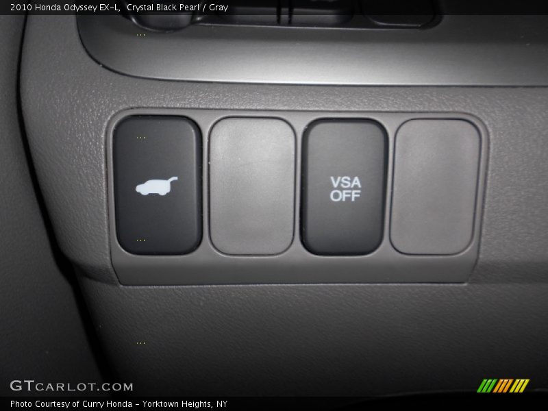 Crystal Black Pearl / Gray 2010 Honda Odyssey EX-L