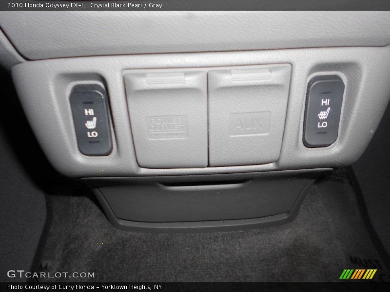 Crystal Black Pearl / Gray 2010 Honda Odyssey EX-L