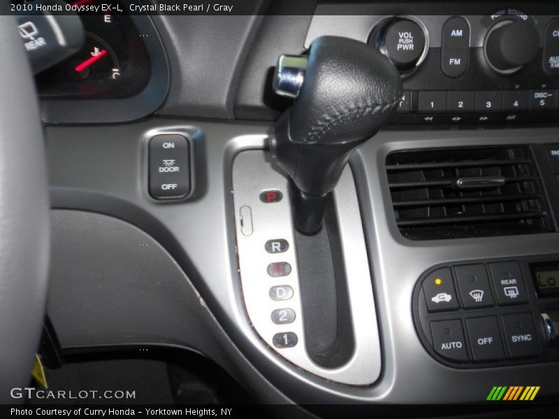Crystal Black Pearl / Gray 2010 Honda Odyssey EX-L