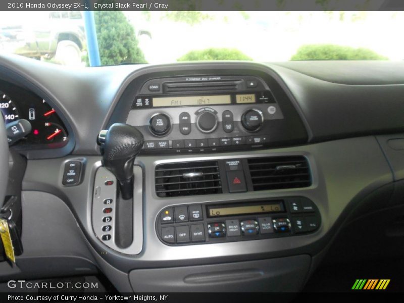 Crystal Black Pearl / Gray 2010 Honda Odyssey EX-L