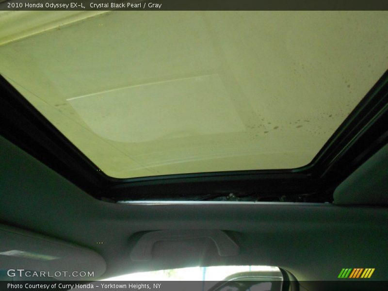 Crystal Black Pearl / Gray 2010 Honda Odyssey EX-L