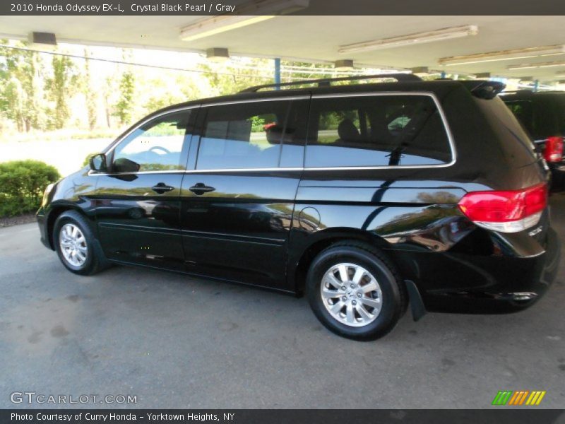 Crystal Black Pearl / Gray 2010 Honda Odyssey EX-L