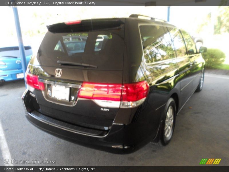 Crystal Black Pearl / Gray 2010 Honda Odyssey EX-L