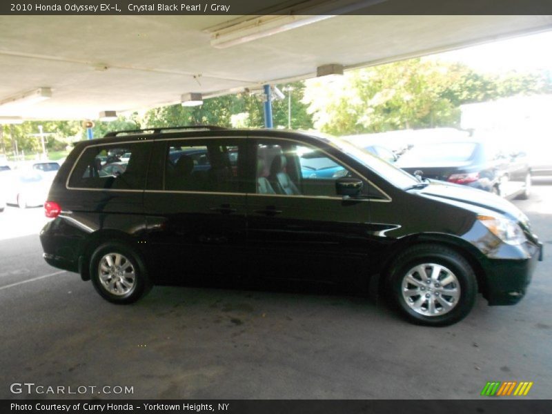 Crystal Black Pearl / Gray 2010 Honda Odyssey EX-L