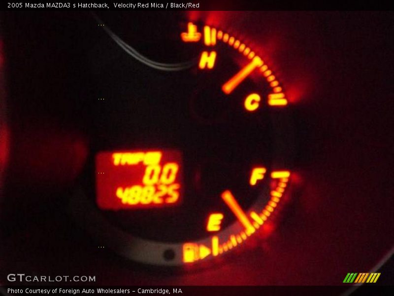 Velocity Red Mica / Black/Red 2005 Mazda MAZDA3 s Hatchback