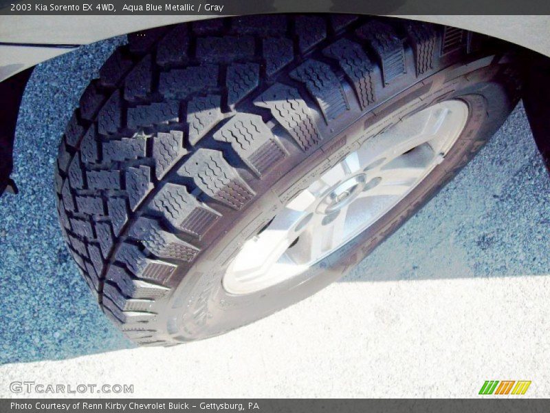 Aqua Blue Metallic / Gray 2003 Kia Sorento EX 4WD
