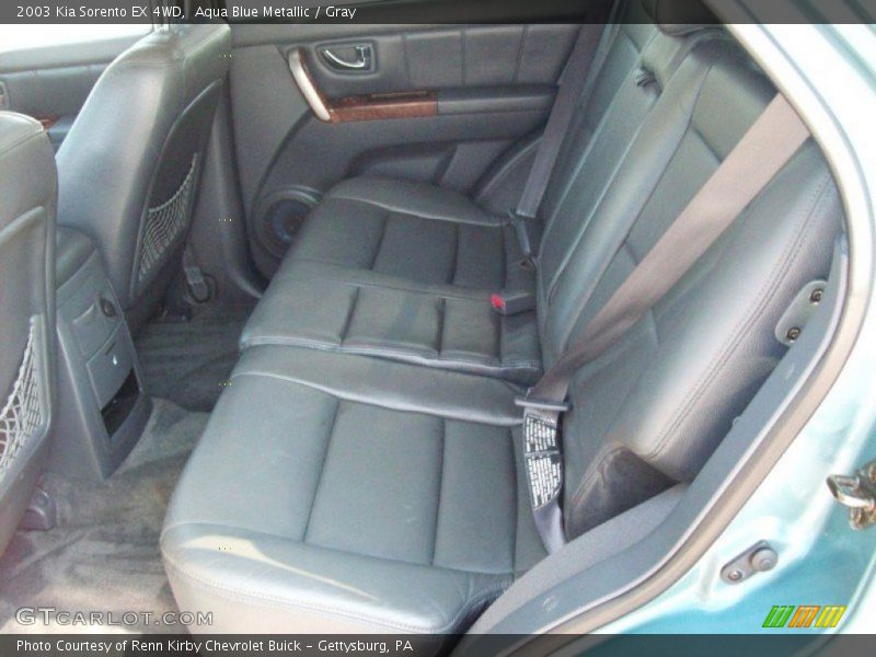 Aqua Blue Metallic / Gray 2003 Kia Sorento EX 4WD