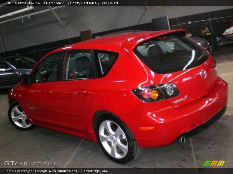 Velocity Red Mica / Black/Red 2005 Mazda MAZDA3 s Hatchback
