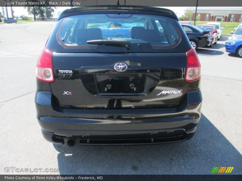Black / Dark Gray 2004 Toyota Matrix XR