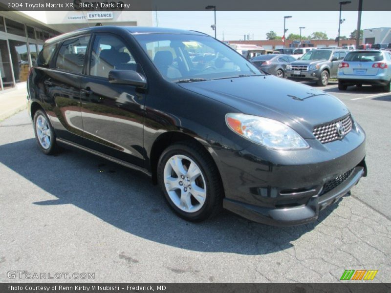 Black / Dark Gray 2004 Toyota Matrix XR