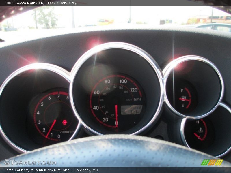 Black / Dark Gray 2004 Toyota Matrix XR