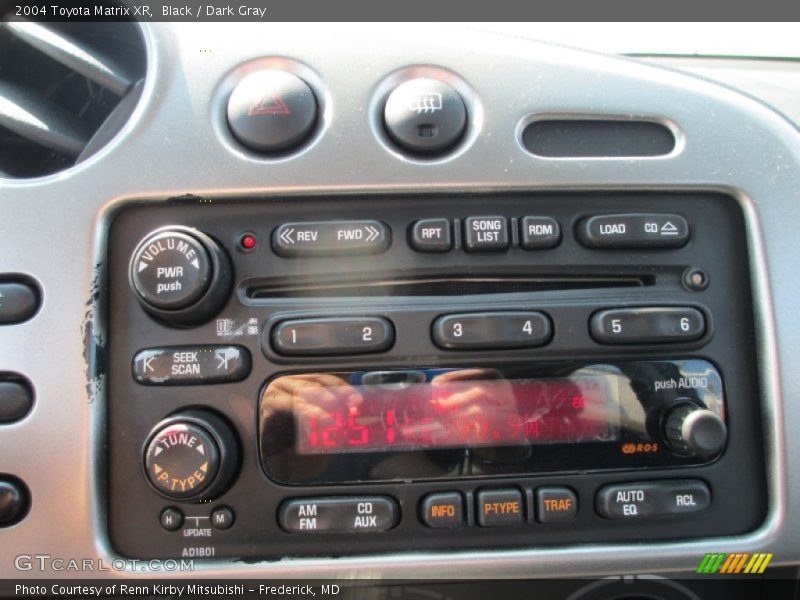 Black / Dark Gray 2004 Toyota Matrix XR