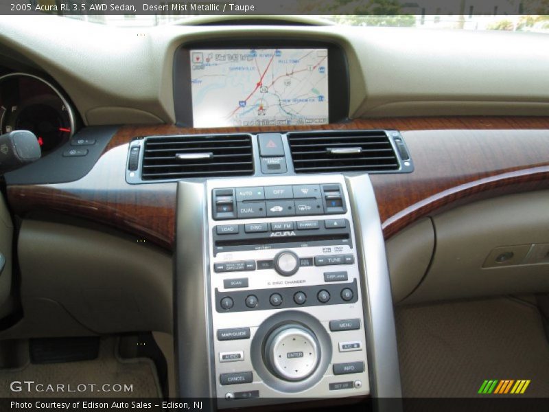 Desert Mist Metallic / Taupe 2005 Acura RL 3.5 AWD Sedan