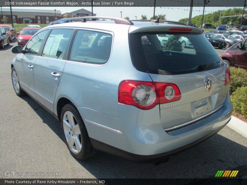 Arctic Blue Silver / Pure Beige 2008 Volkswagen Passat Komfort Wagon