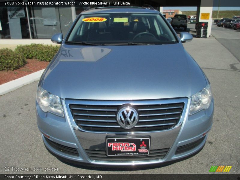 Arctic Blue Silver / Pure Beige 2008 Volkswagen Passat Komfort Wagon