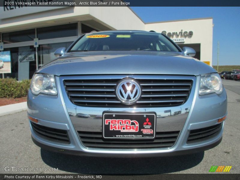 Arctic Blue Silver / Pure Beige 2008 Volkswagen Passat Komfort Wagon