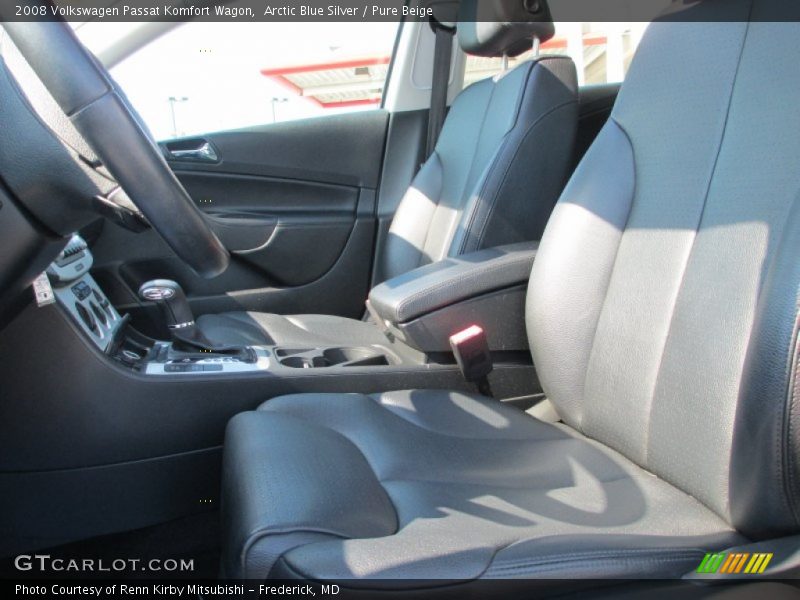 Arctic Blue Silver / Pure Beige 2008 Volkswagen Passat Komfort Wagon