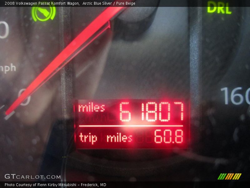 Arctic Blue Silver / Pure Beige 2008 Volkswagen Passat Komfort Wagon